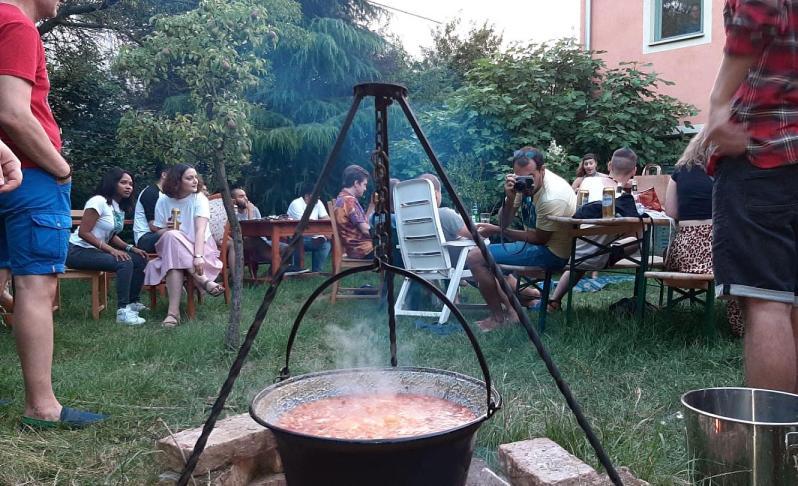 Budapest Garden Hostel ภายนอก รูปภาพ