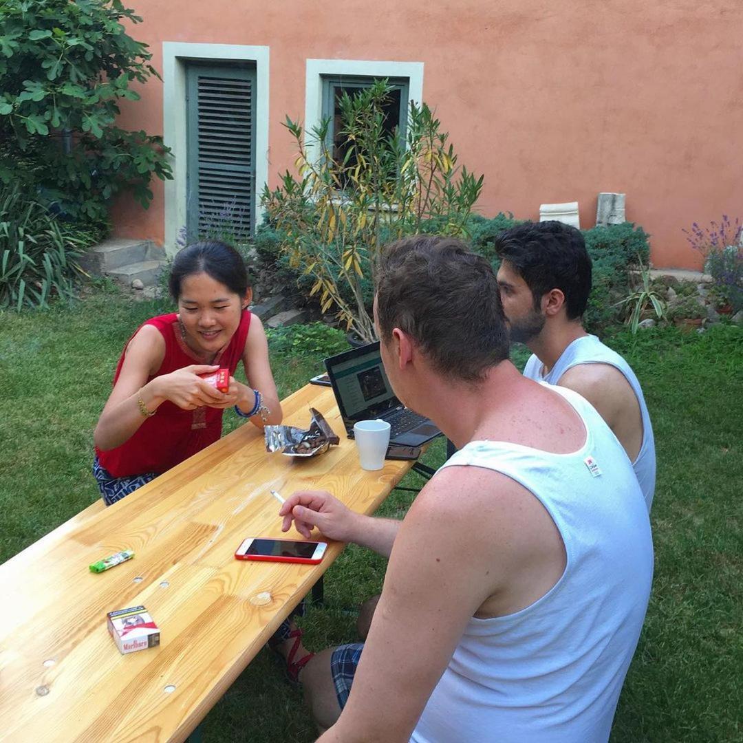 Budapest Garden Hostel ภายนอก รูปภาพ