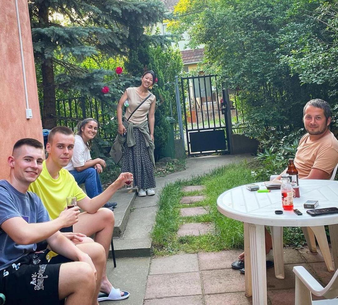 Budapest Garden Hostel ภายนอก รูปภาพ